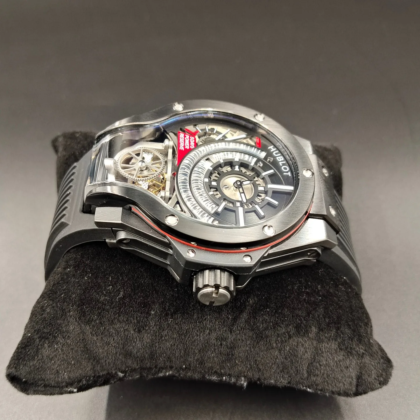 Hublot Big Bang Replica MP-09 49 Bi-Axial Tourbillon Transparent Case Watch