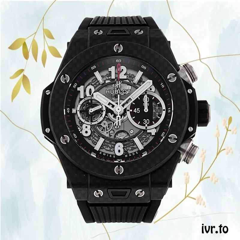 Hublot Big Bang 411.QX.1170.RX 46mm Men Rubber Band Quartz/Automatic