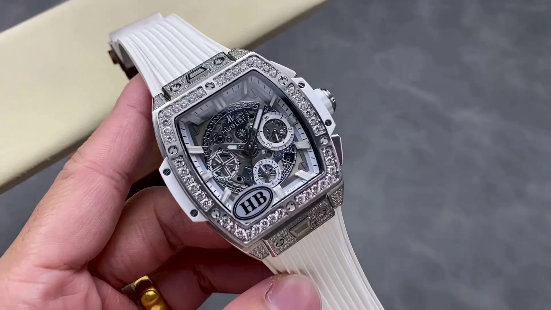 Hublot Spirit Of Big Bang Replica 642.NE.2010.RW.1604 42mm Skeleton Dial Watch