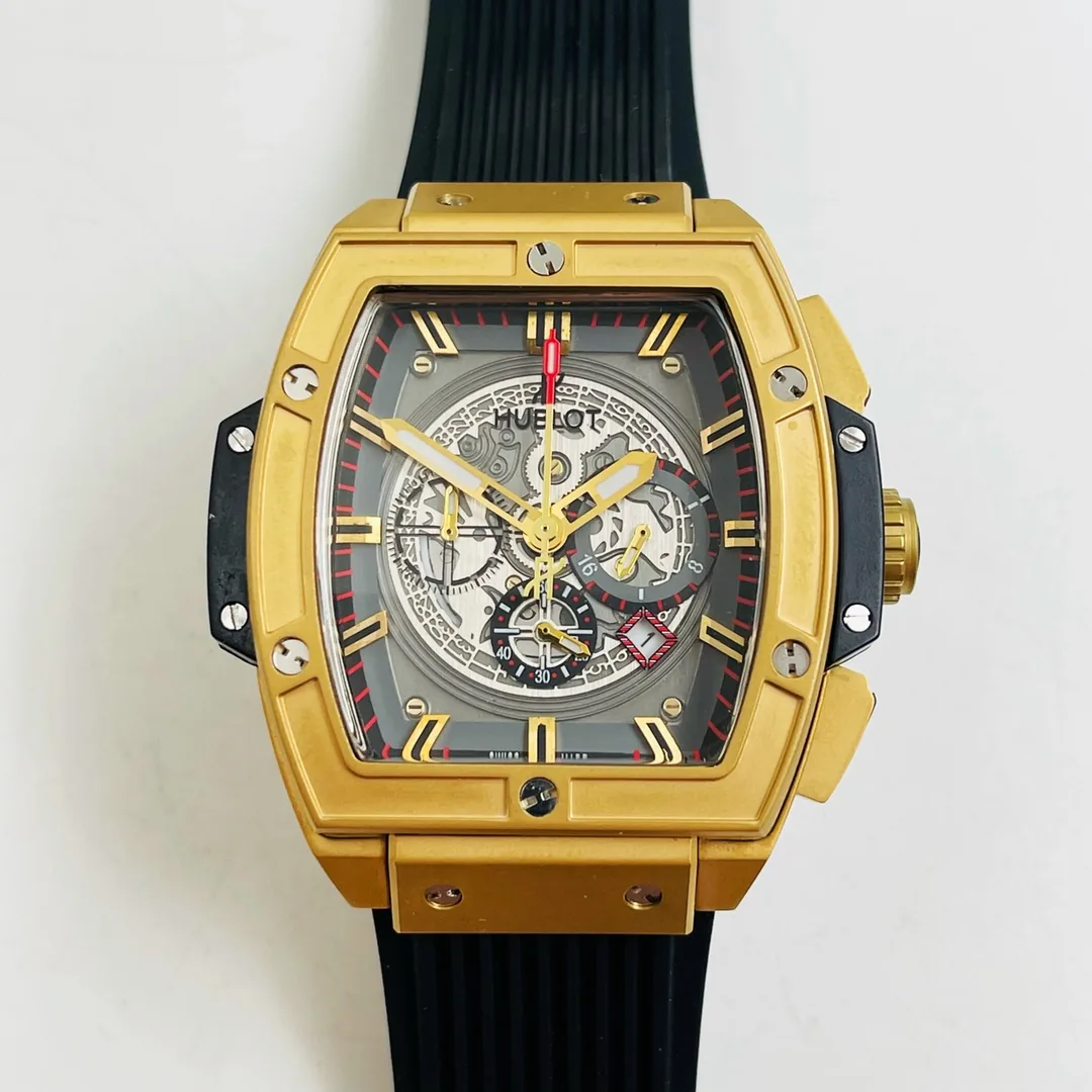 HUBLOT Soul Big Bang Men's Diameter 40.3mm Thickness 15.6mm PMX009 Rubber Black Strap - IVR