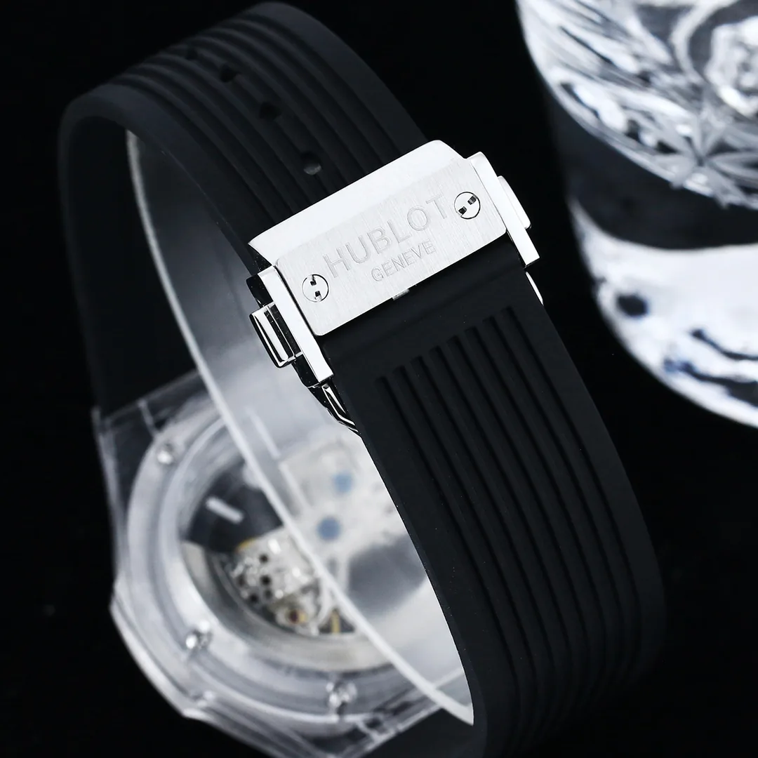 Swiss Hublot Big Bang Unico Replica Watch With Clear Sapphire Case And Case Skeleton Dial